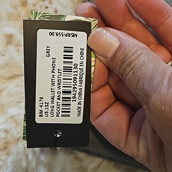 NWT Badgley Mischa Long Wallet W/ Phone   Pocket & Wristlet - Picture 10 of 13